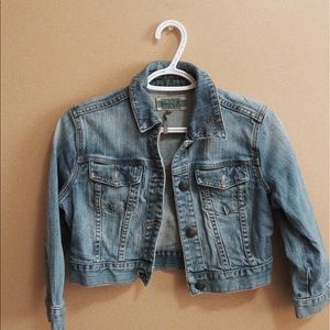 Vintage cropped denim jacket